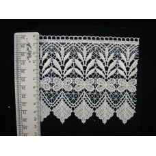 Мереживо синтетичне 34 білого кольору