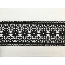 Мереживо чорне двостороннє